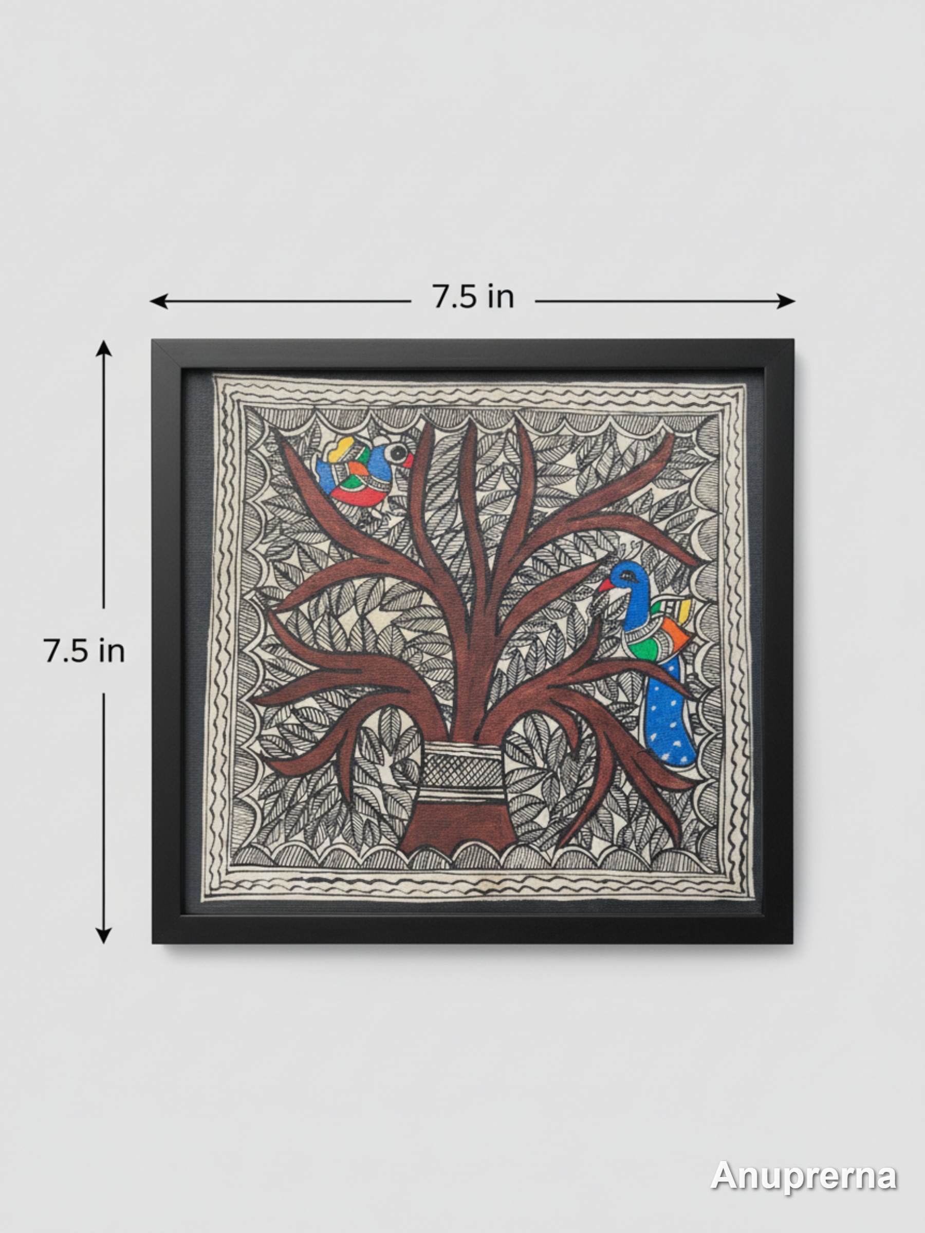 Tree Of Life Madhubani Wall Art Decor