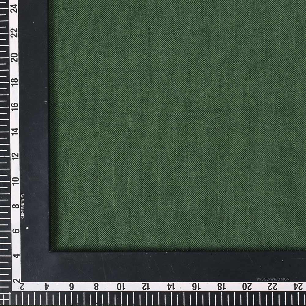 GREEN DIAMOND TWILL KHADI COTTON 110 FABRIC