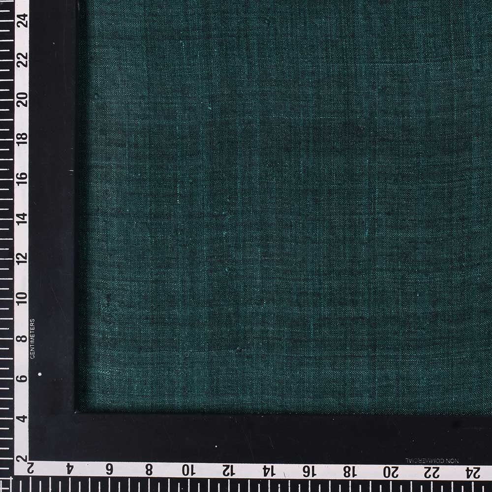 PLAIN TEAL PURE MATKA 110 GSM HANDWOVEN FABRIC
