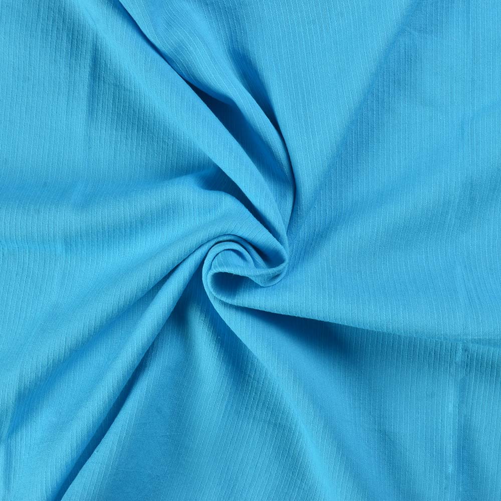 Stripe Blue Pure Cotton 77 GSM Handwoven Fabric