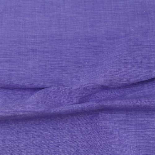 CHAMBRAY PURPLE KHADI COTTON 158 GSM HANDWOVEN FABRIC