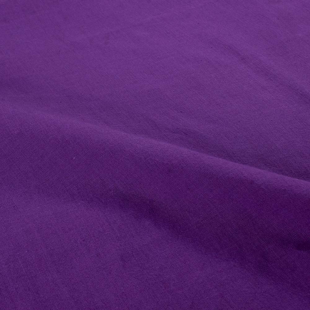 PLAIN PURPLE PURE COTTON 70 GSM HANDWOVEN FABRIC