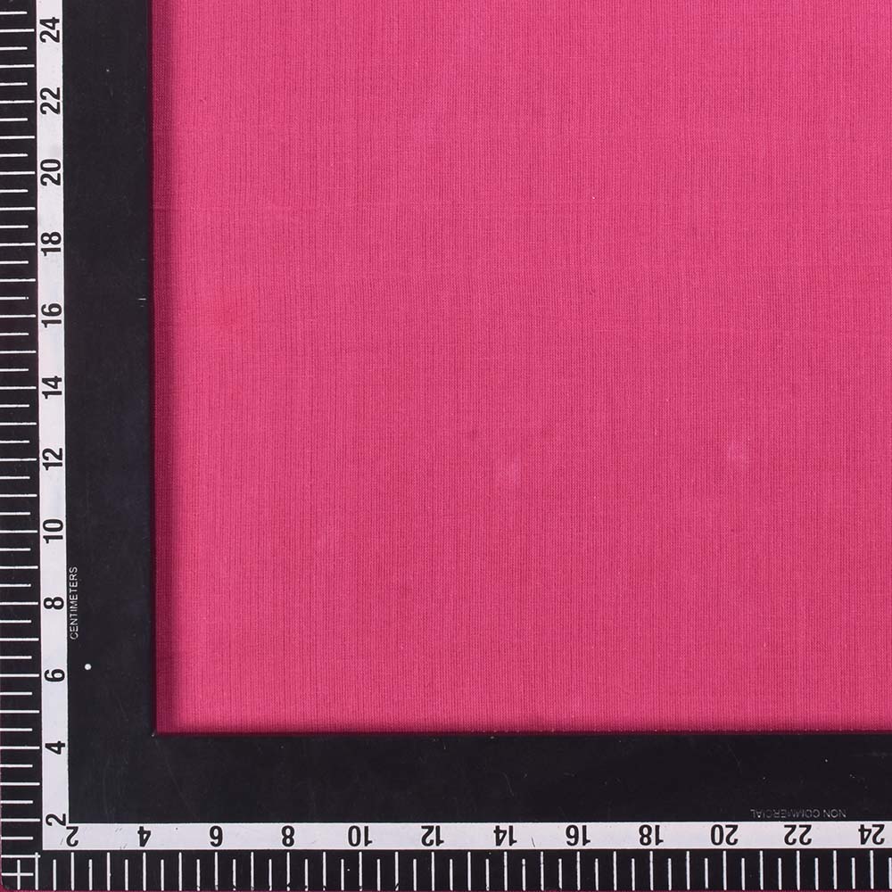 PLAIN PINK PURE COTTON 73 GSM HANDWOVEN FABRIC