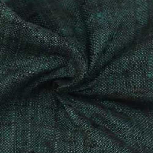 Plain Dark Green Pure Matka 110 GSM Handwoven Fabric