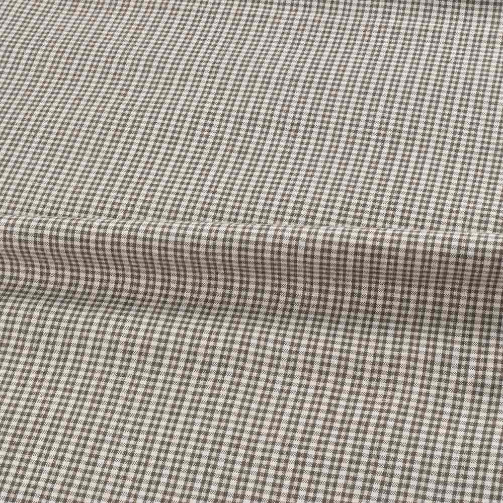 CHECK BLACK & WHITE PURE COTTON 122 GSM HANDWOVEN FABRIC