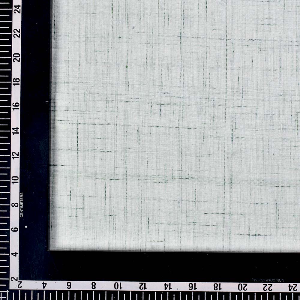 FUTKI LIGHT GREEN PURE COTTON 98 GSM HANDWOVEN FABRIC