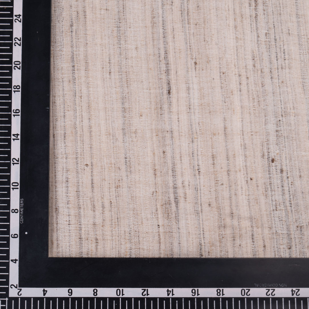 PLAIN NATURAL KETYA SILK COTTON BLEND 105 GSM HANDWOVEN FABRIC