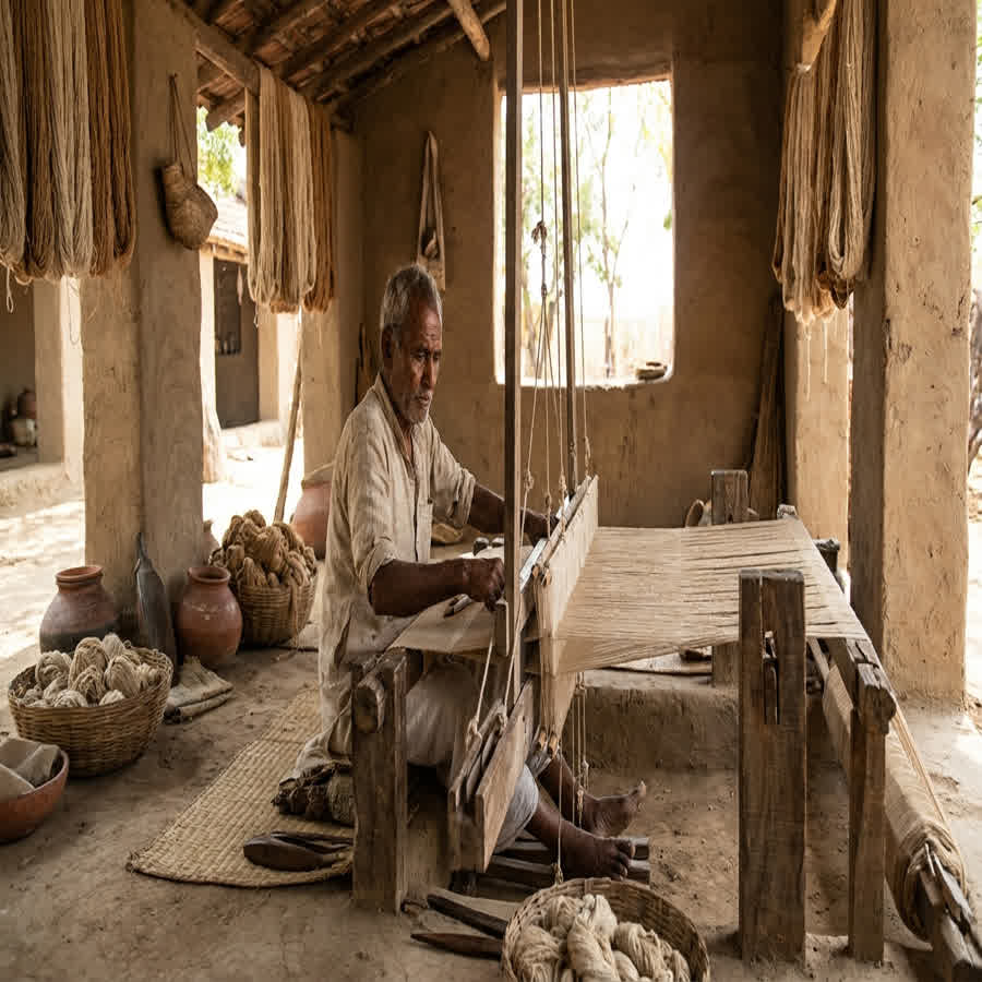 Handloom Heritage: Customizing Linen Texture with Anuprerna's Artisans — Anuprerna handloom