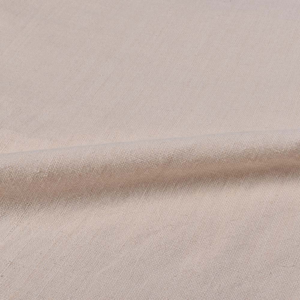 White Handspun & Handwoven 180 GSM Khadi Fabric - Bleached & Dyeable