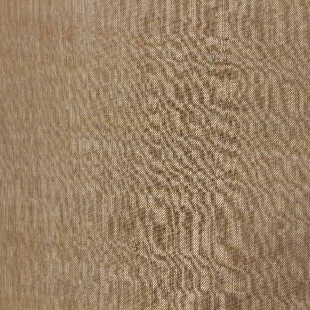 CHAMBRAY MUSTARD KHADI COTTON 75 GSM HANDWOVEN FABRIC