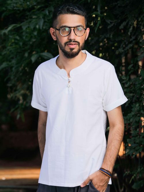 Mandarin Collar Shirt
