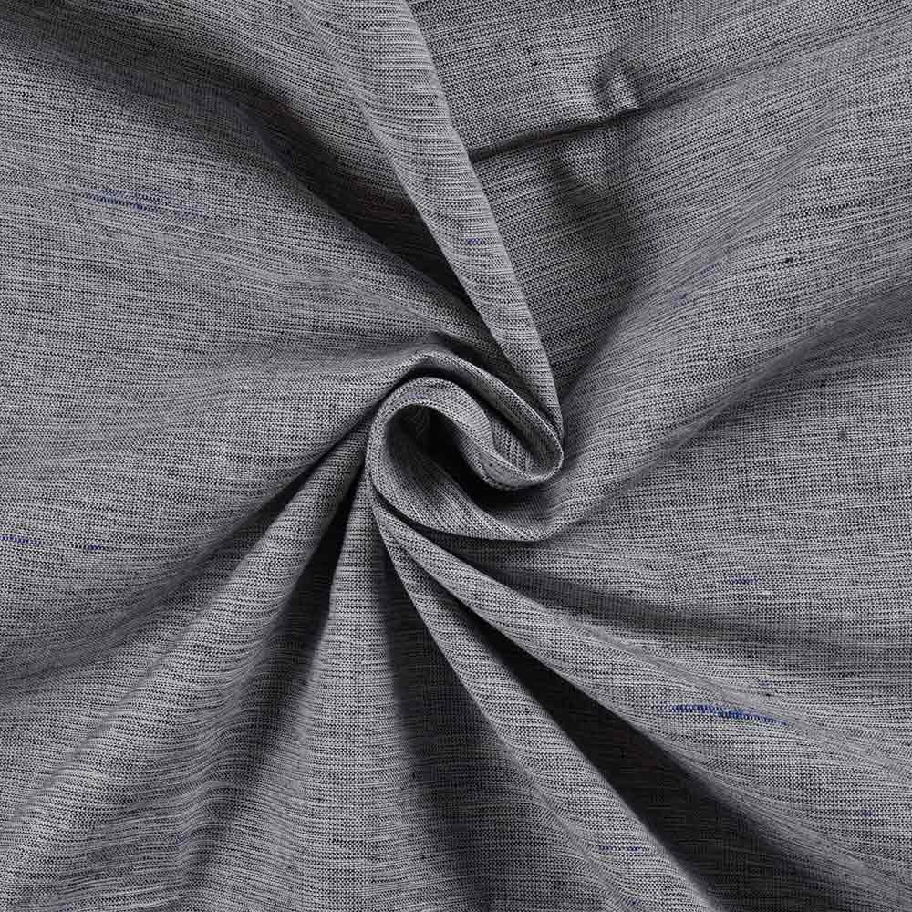 Futki Grey Khadi Cotton 93 GSM Handwoven Fabric