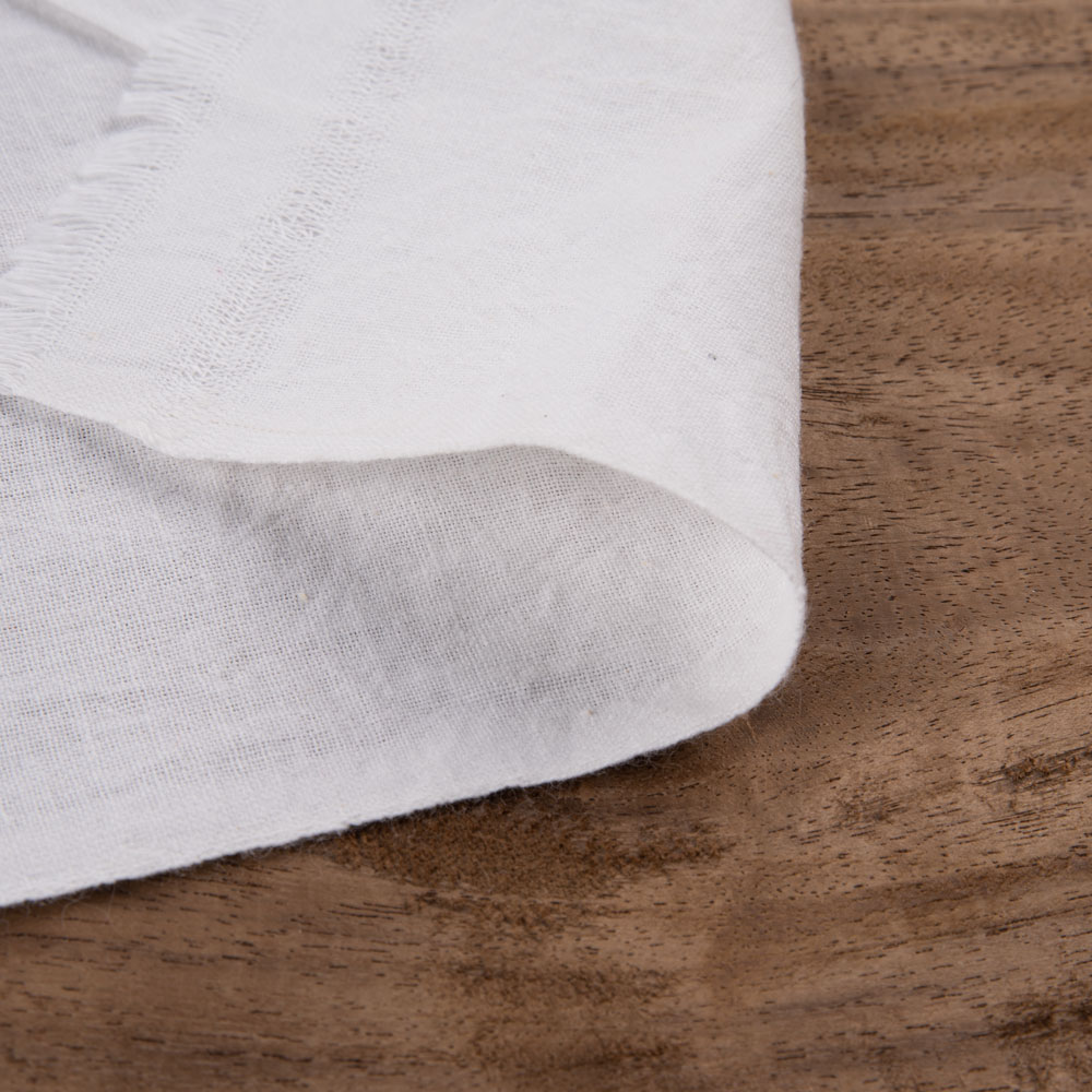 Plain White Natural Organic Khadi Cotton 103 GSM Fabric