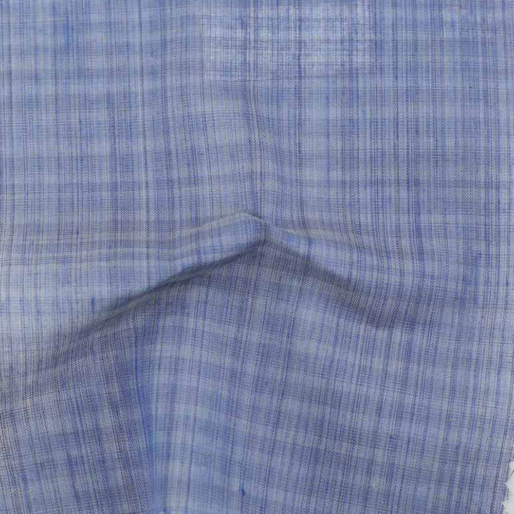 Stripe Purple Pure Cotton 64 GSM Handwoven Fabric C12