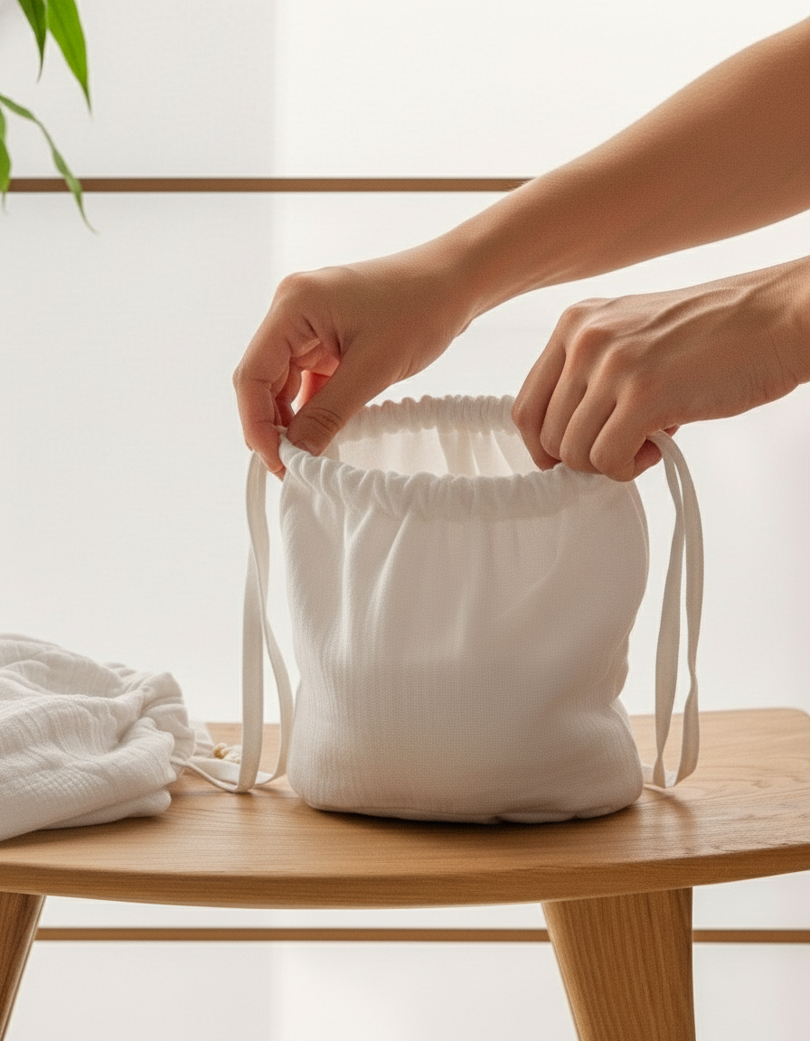 Drawstring Bucket Bag