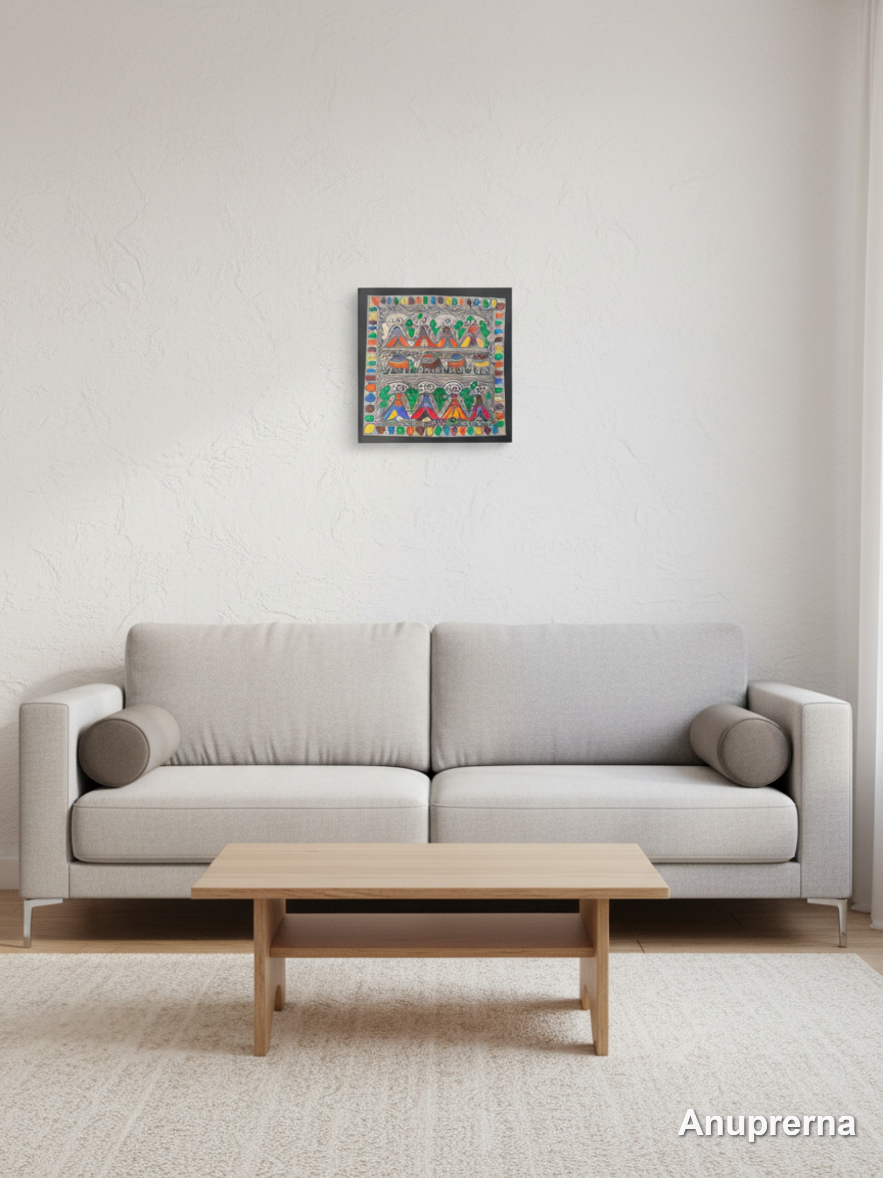 Forest Dance Madhubani Wall Art Decor