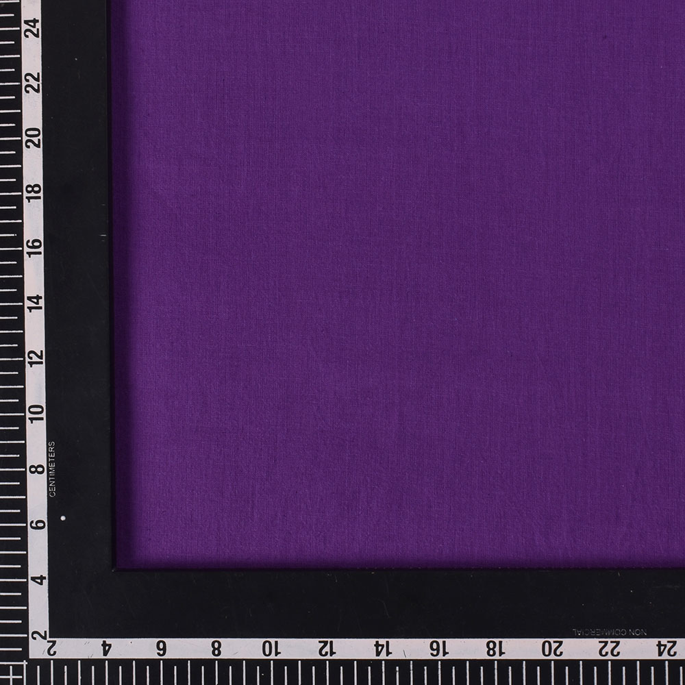 PLAIN PURPLE PURE COTTON 70 GSM HANDWOVEN FABRIC