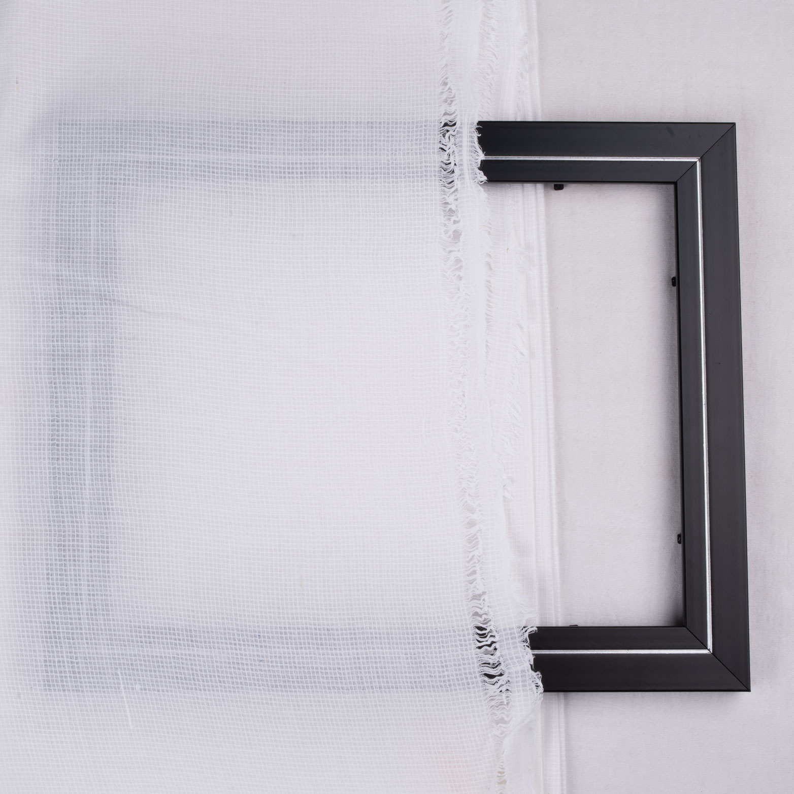 CHECK Mulmul WHITE PURE COTTON 86 GSM HANDWOVEN FABRIC - BLEACHED, DYEABLE & 36 INCH WIDTH