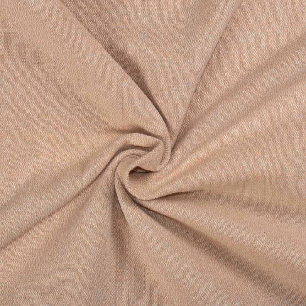 Light Brown Diamond Twill Cotton Khadi 120 GSM Handwoven Fabric