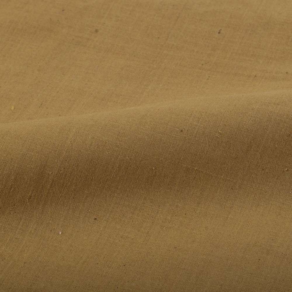 Chambray Yellow Khadi Cotton 62 GSM Handwoven Fabric B18