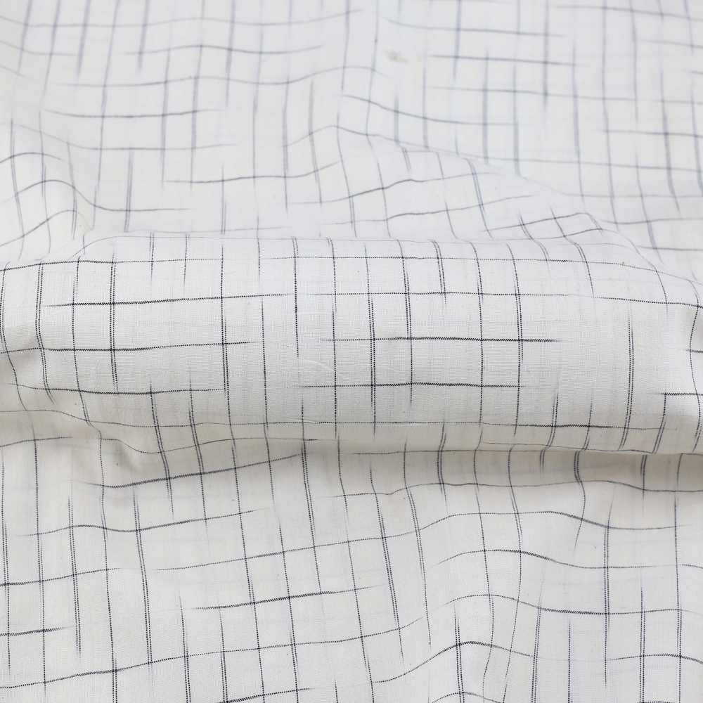Handspun Cotton Khadi 85 GSM Fabric | Design-Stripes