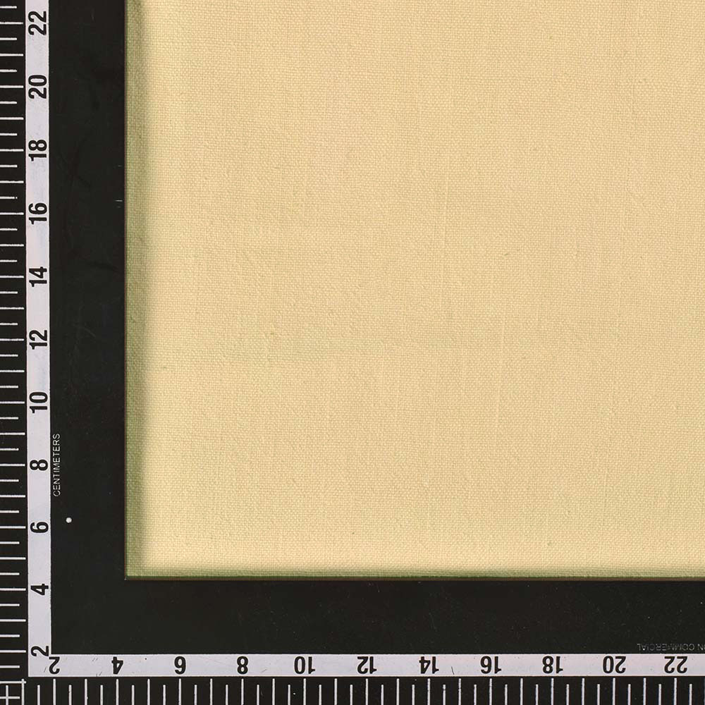 PLAIN YELLOW PURE KHADI 173 GSM HANDSPUN & HANDWOVEN FABRIC