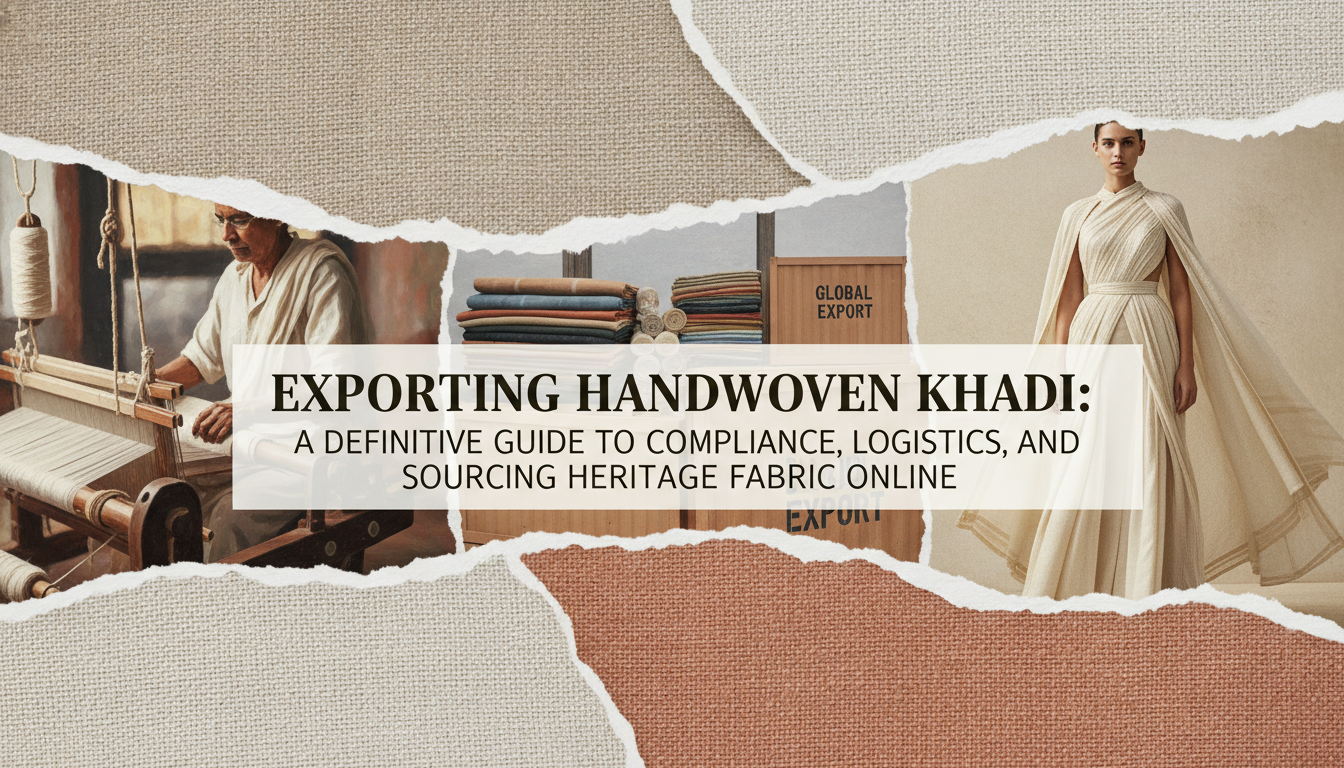 Exporting Handwoven Khadi: A Guide to Compliance, Logistics, and How to Buy Khadi Fabric Online
