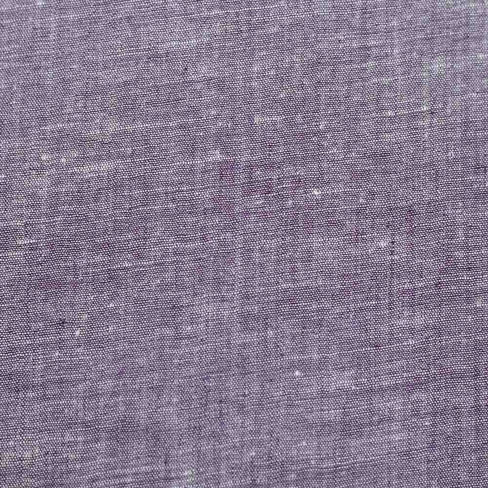 CHAMBRAY PURPLE KHADI COTTON 75 GSM HANDWOVEN FABRIC