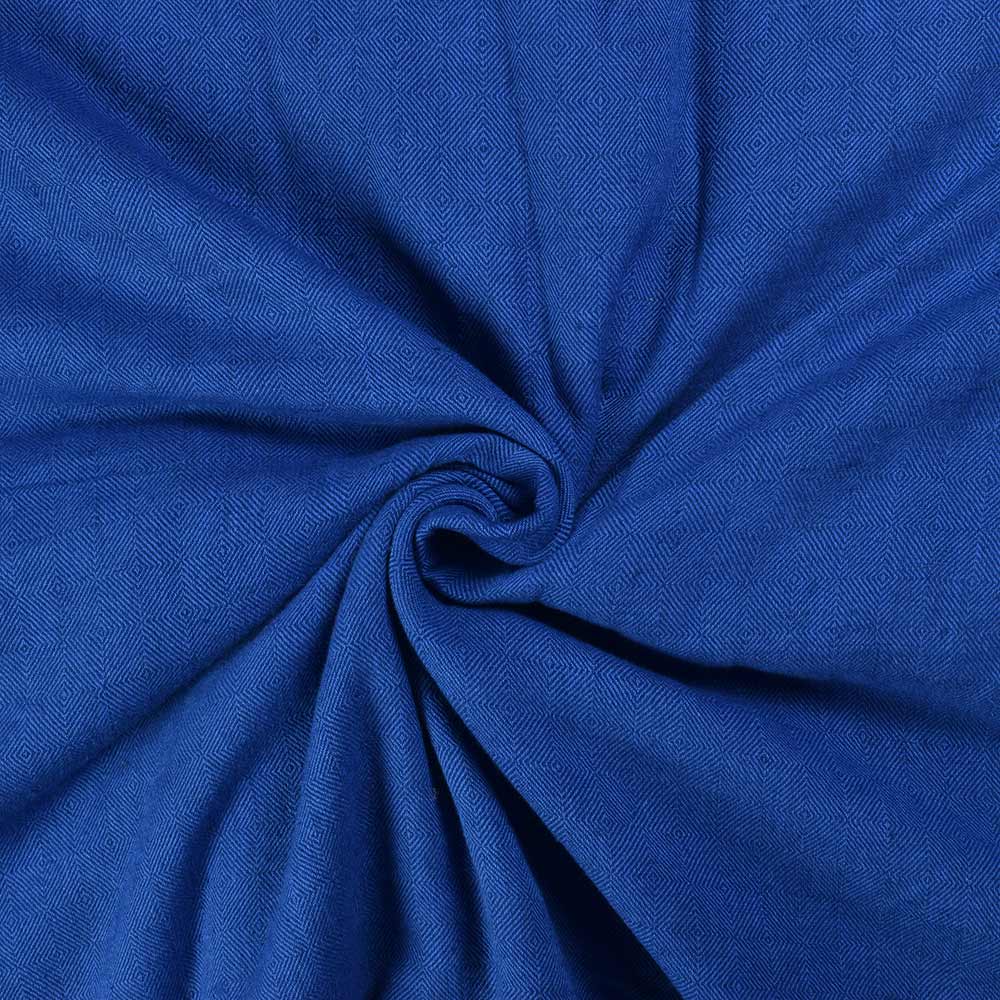 Blue Diamond Twill Khadi Cotton 130 GSM Fabric