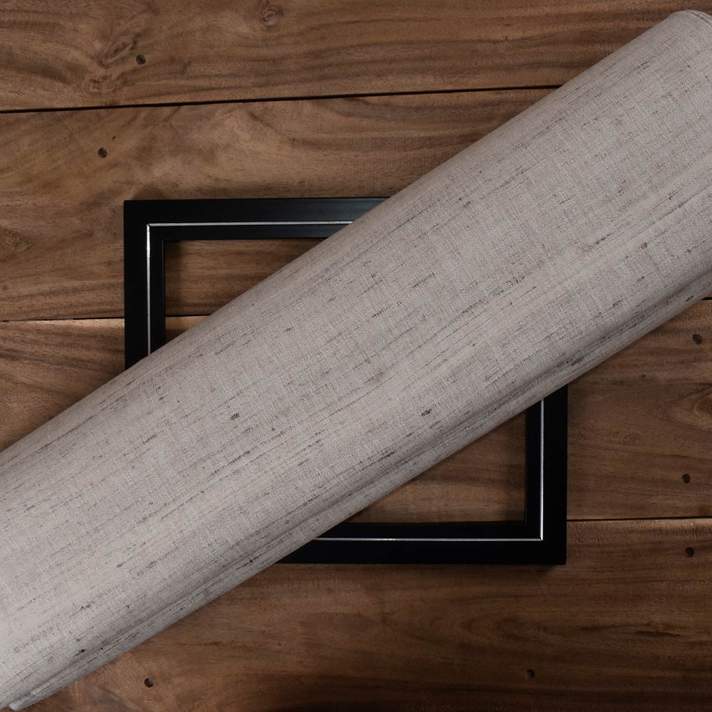Plain Natural Ketya Silk Cotton Blend 112 GSM Handwoven Fabric