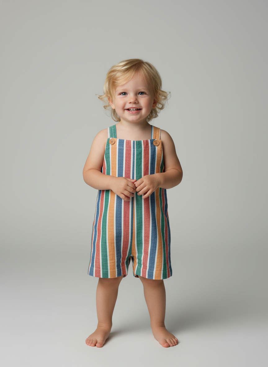 Kids Multicolored Romper