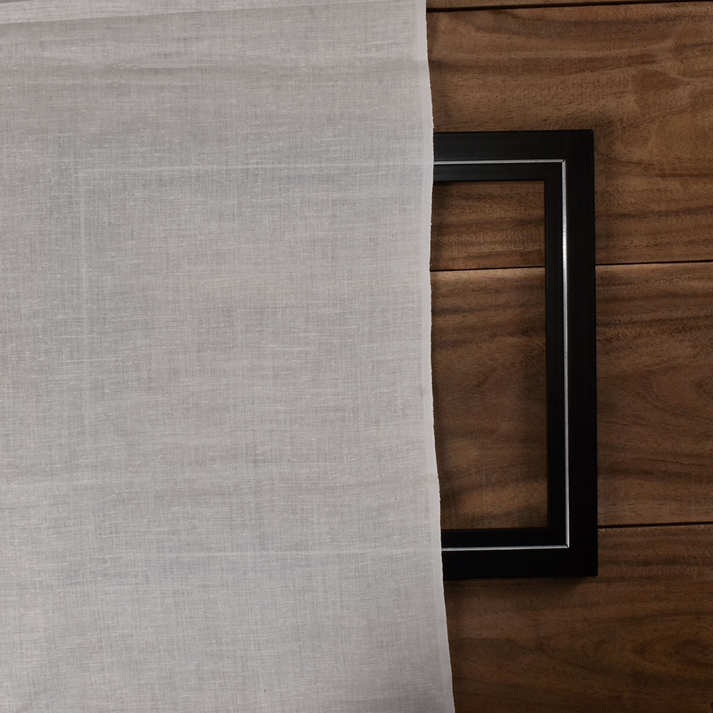 PLAIN NATURAL PURE MATKA SILK 101 GSM HANDWOVEN FABRIC