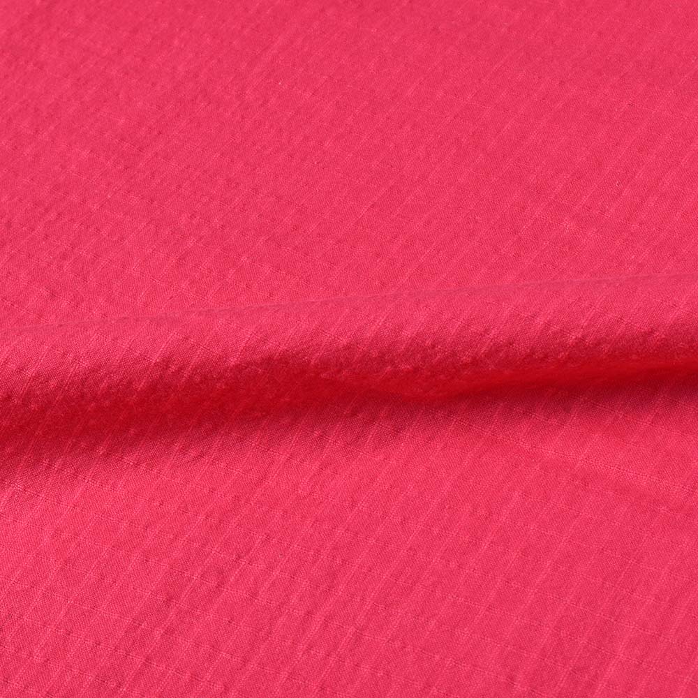 CHECK PINK PURE COTTON 115 GSM HANDWOVEN FABRIC