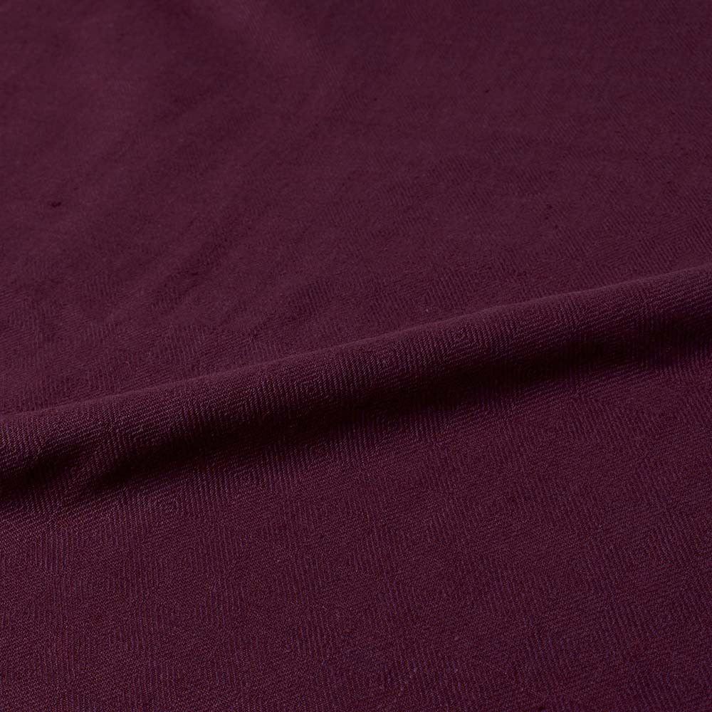 MAROON  DIAMOND TWILL KHADI COTTON 130 GSM FABRIC