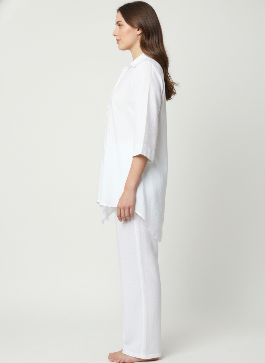 Asymmetric Shirt & Pant Co-ord Set
