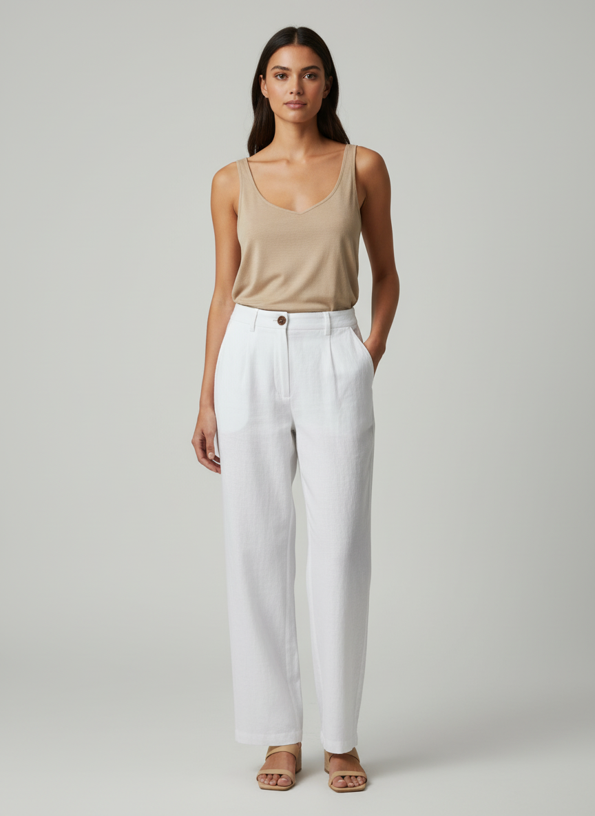 Straight Tailored Fit Pant