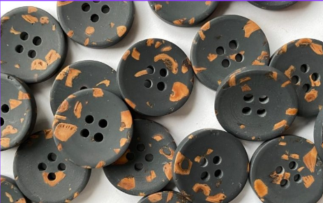Buttons made from sustainable materials