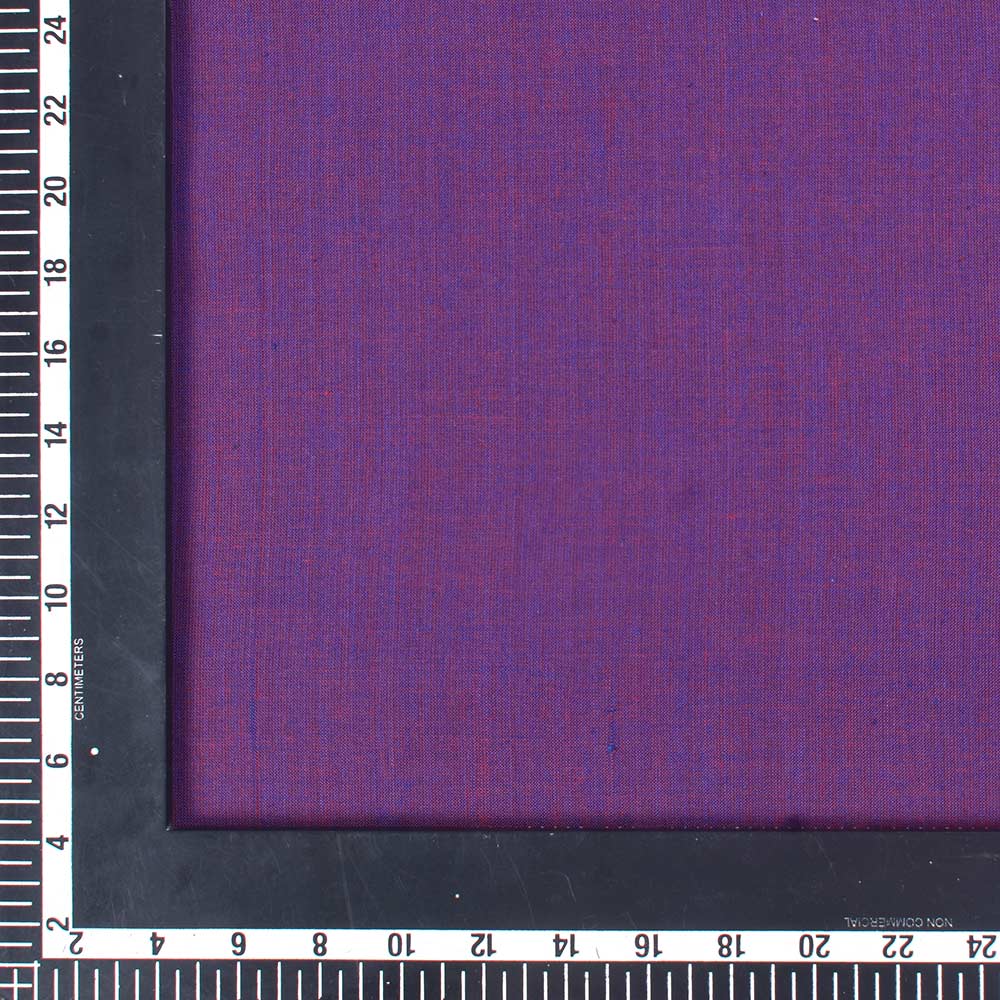 SOLID BLUE RED CROSS COLOR PURE COTTON 90 GSM HANDWOVEN FABRIC