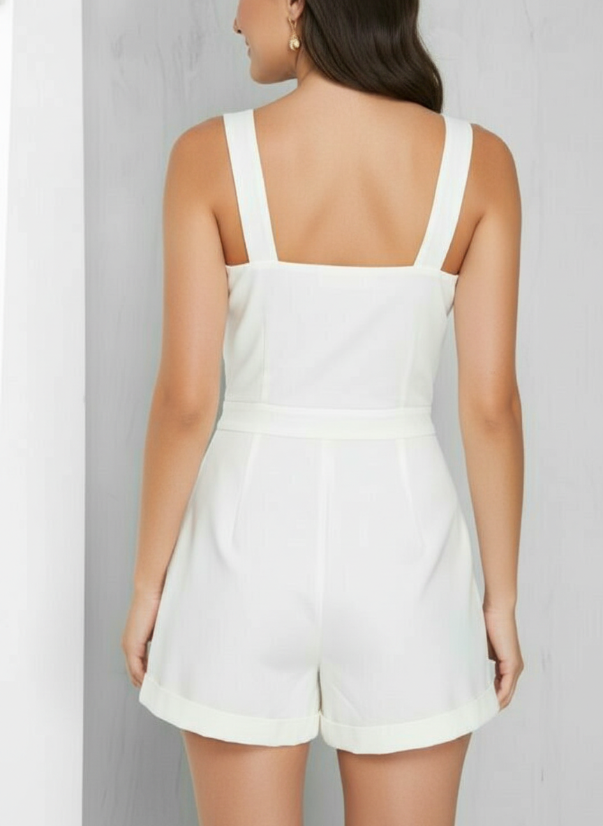 Pin Tuck Romper