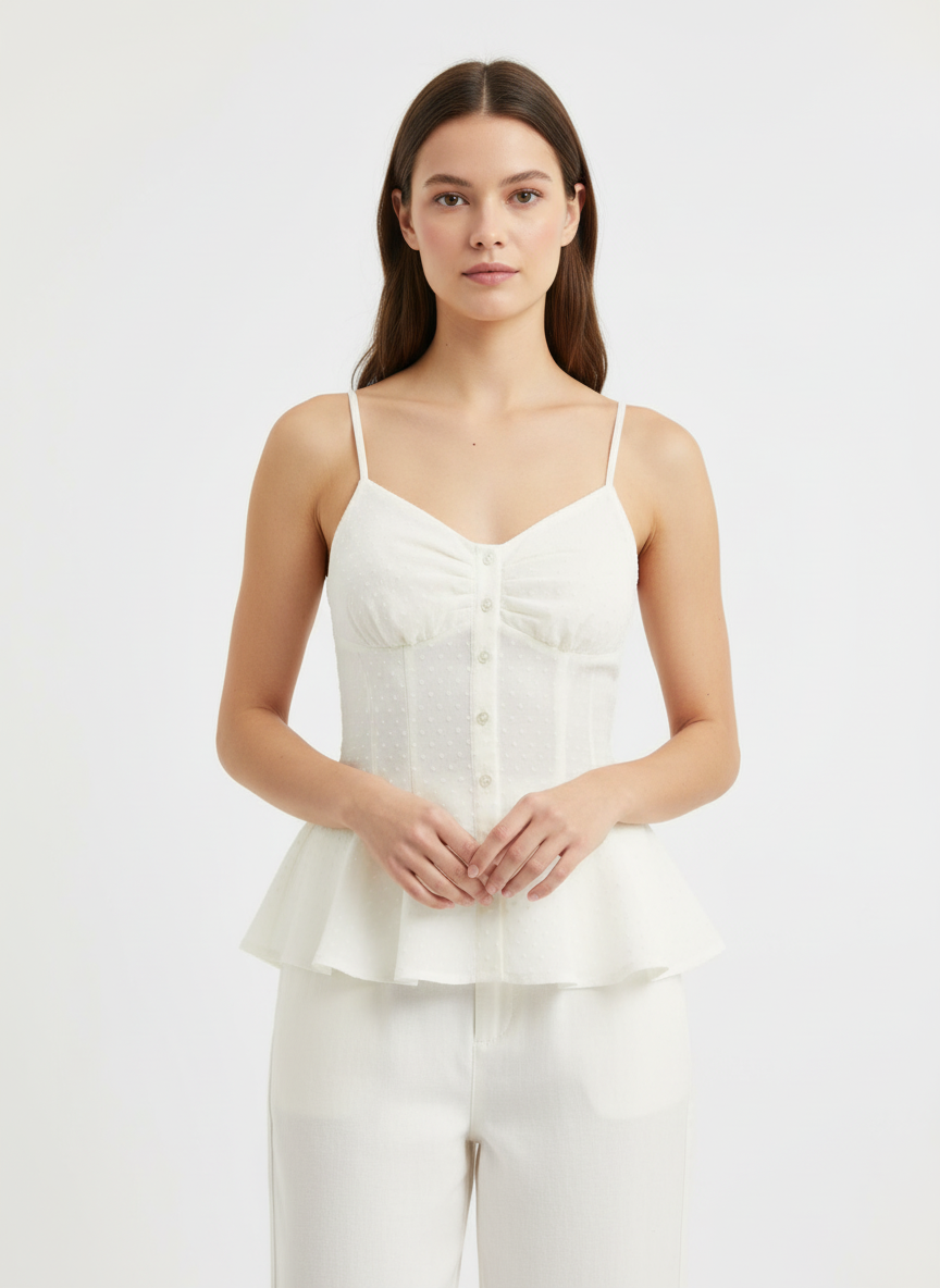 Sweetheart Peplum Top