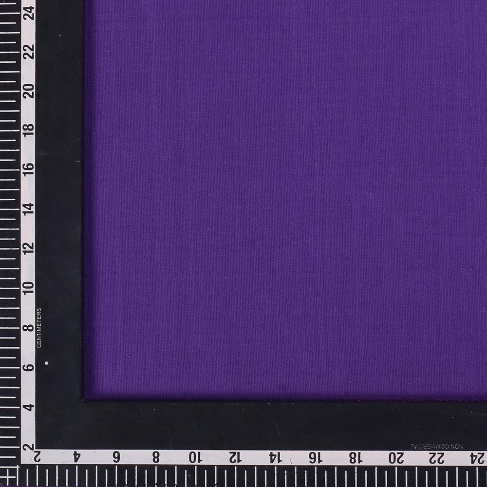 SOLID PURPLE PURE COTTON 85 GSM HANDWOVEN FABRIC