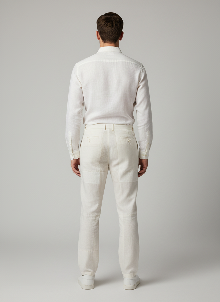 Formal Patchwork Pants