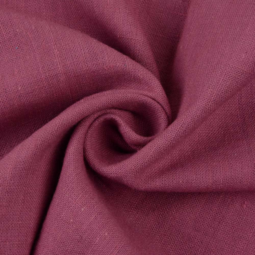 Plain Pink Khadi 122 GSM Fabric - Handspun & Handwoven H25