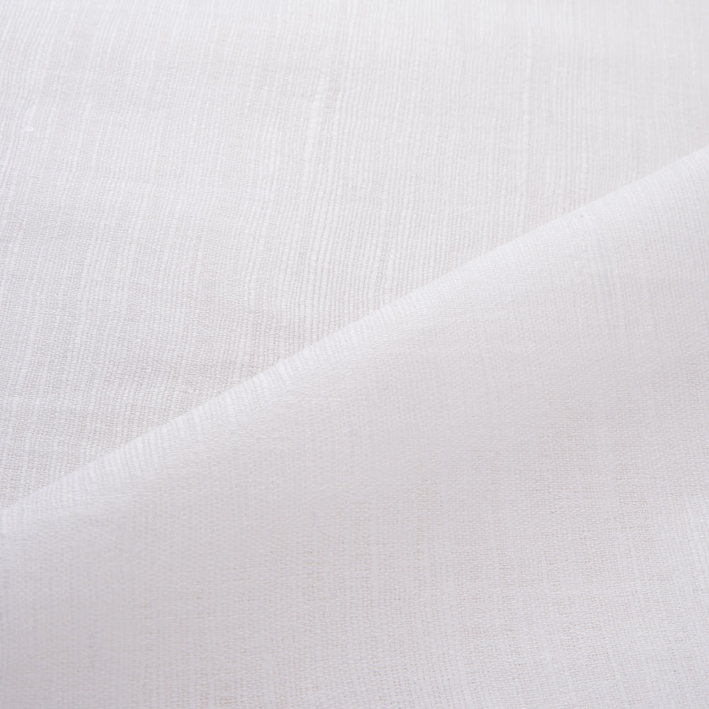 WHITE KHADI 190 GSM HANDSPUN & HANDWOVEN FABRIC | BLEACHED WHITE & DYEABLE
