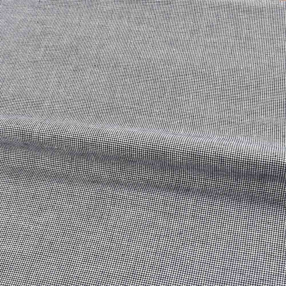 CHECK BLACK PURE COTTON 110 GSM HANDWOVEN FABRIC