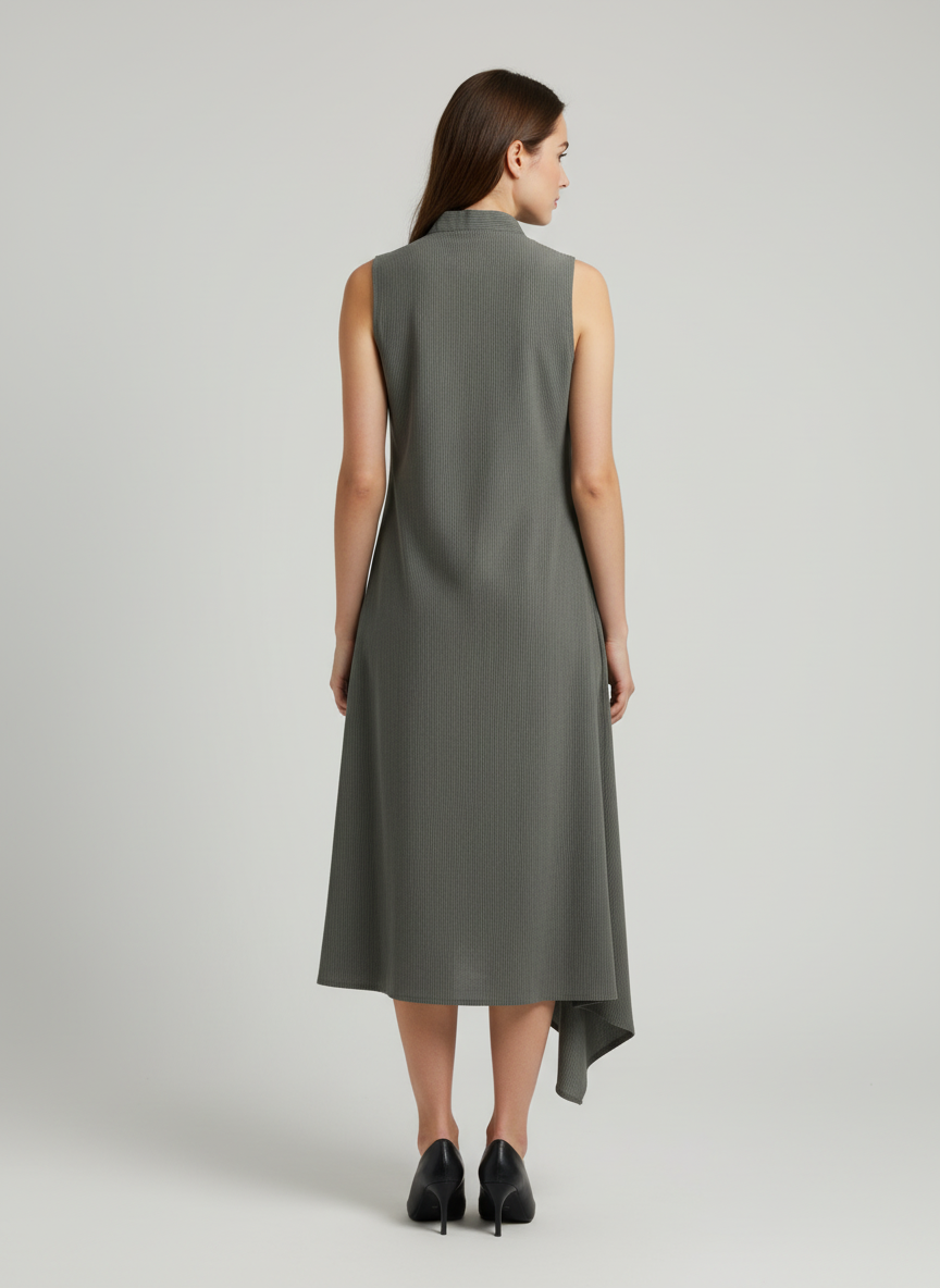 Mandarin Collar Dress