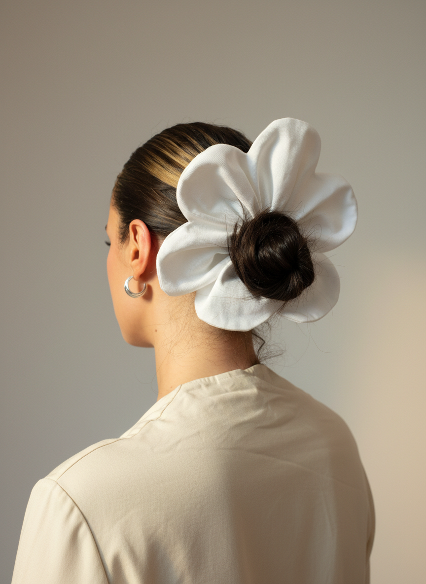 Bloom Day Scrunchy
