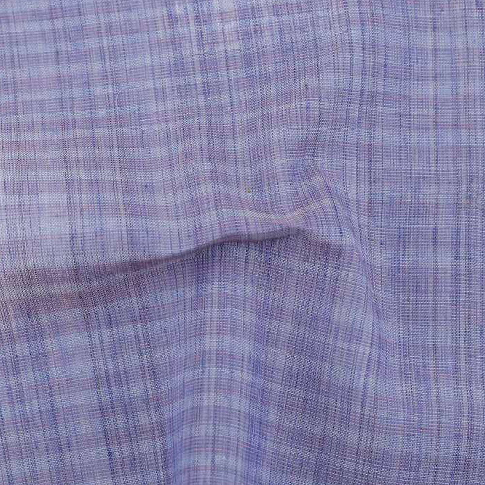 Stripe Lavender Pure Cotton 64 GSM Handwoven Fabric c9