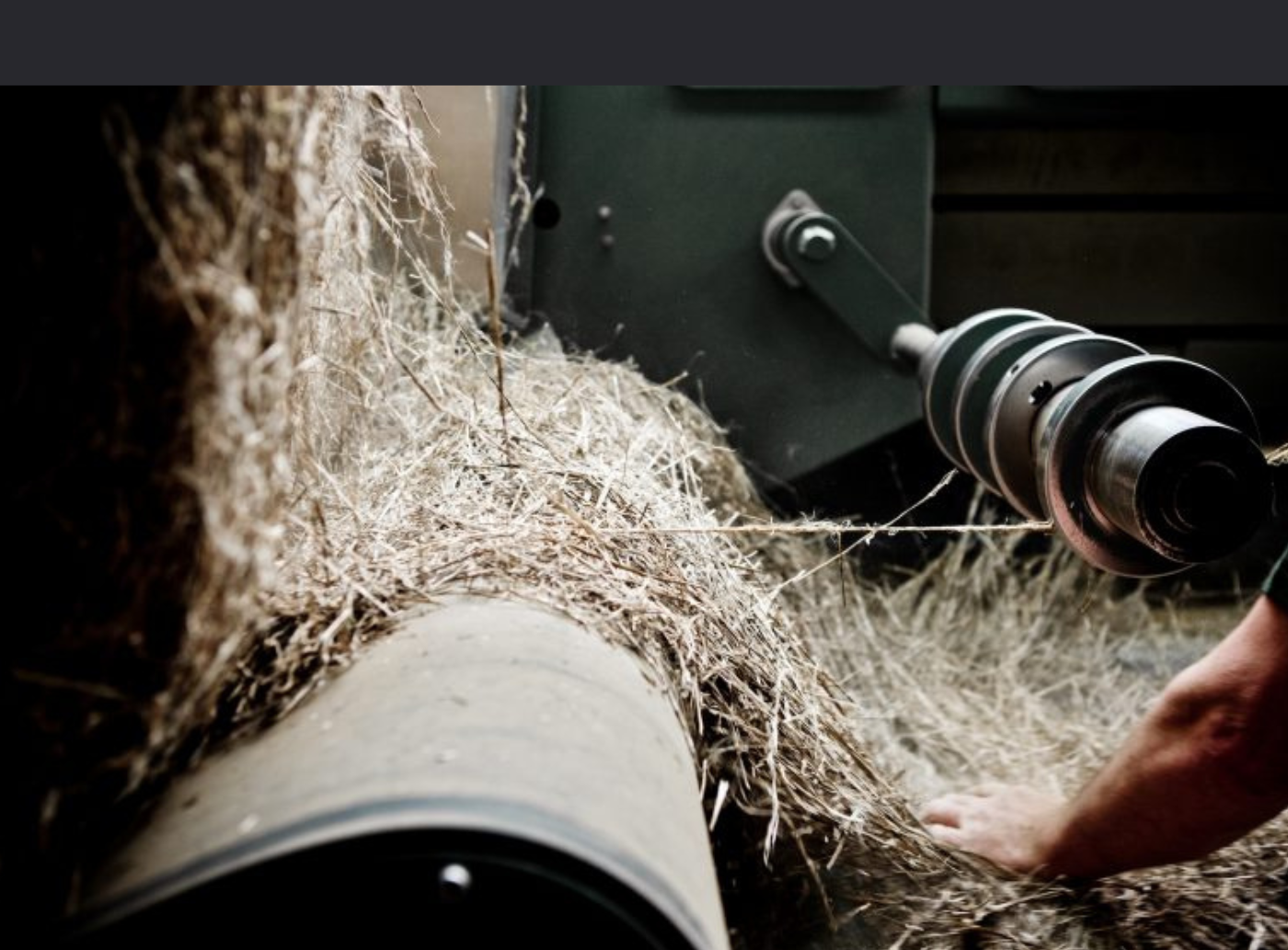 Breaking & Scutching Linen Fibers