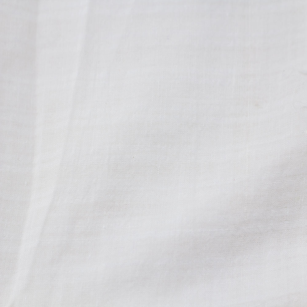 GEOMETRIC WHITE JAMDANI PURE COTTON CHIFFON 55 GSM FABRIC 46